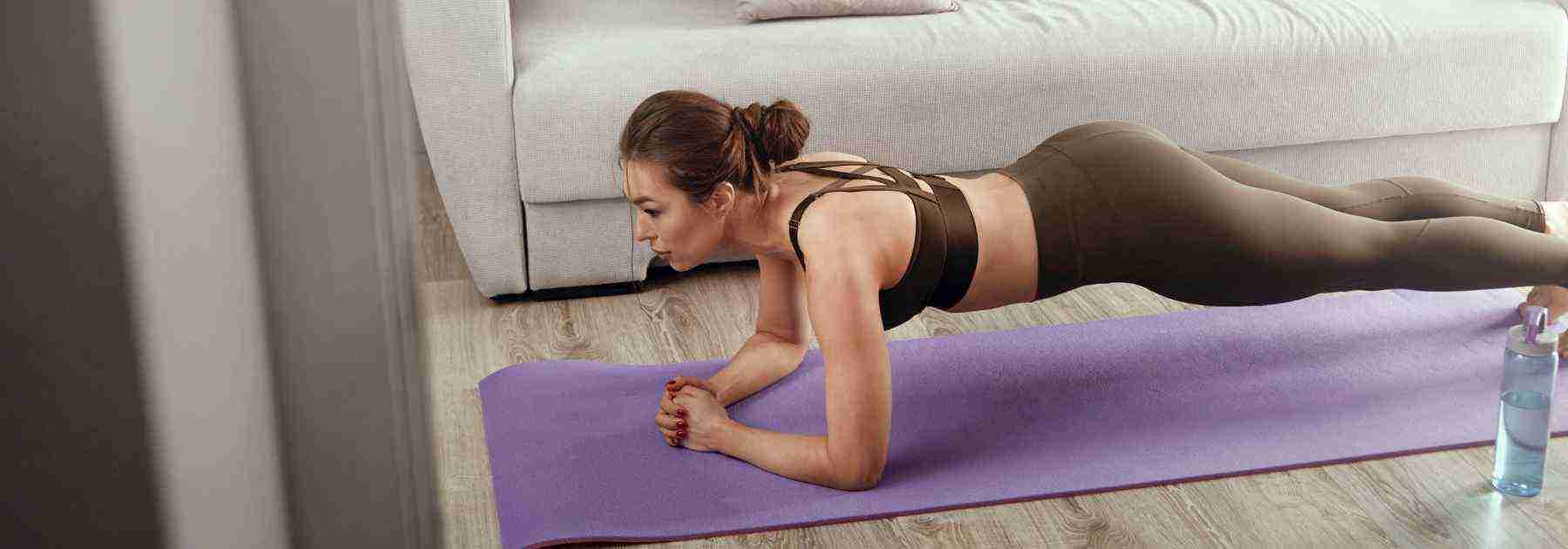 Exercise, planking, to support weight loss