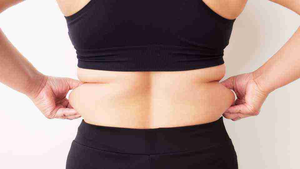 Before weight loss body