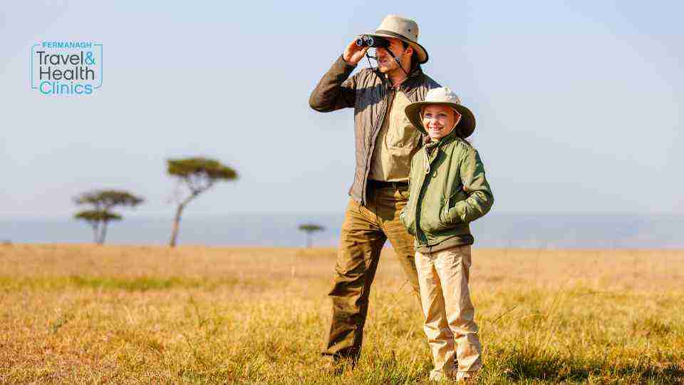 Family safari vacation vaccines