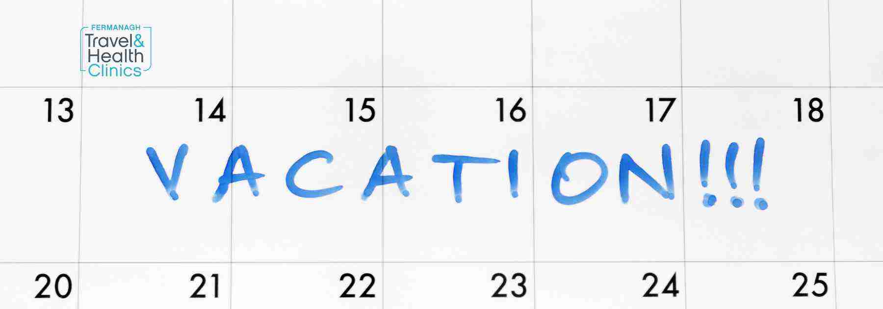 Vacation calendar countdown