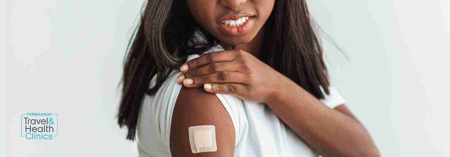 Sore arm from Yellow Fever shot