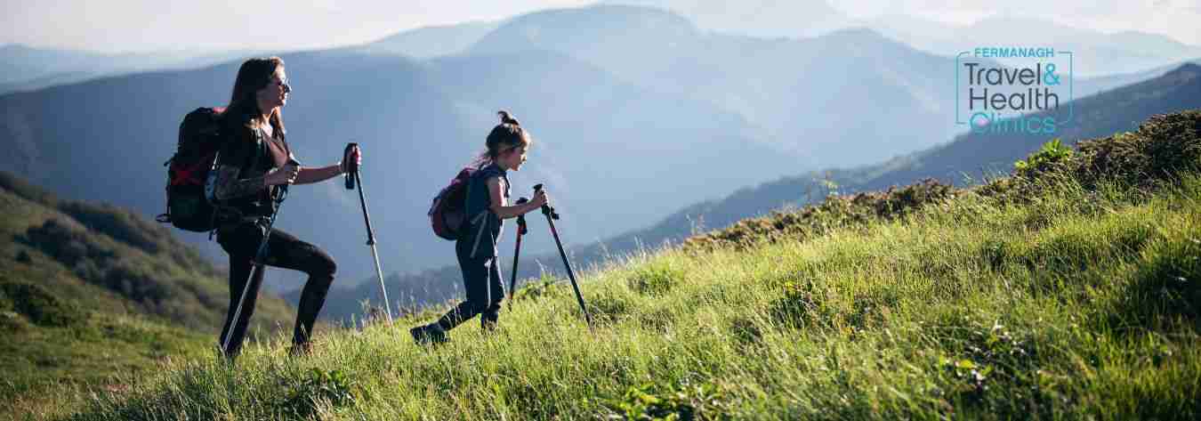 Hiking vacation tick bite risks
